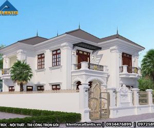 Căn biệt thự 2 tầng phong cách châu  u tinh tế A19022