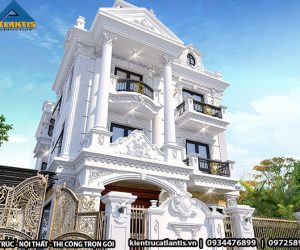 Biệt thự 3 tầng tân cổ điển sang trọng A19021