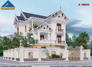 Biệt thự 3 tầng tân cổ điển