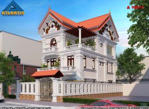 biet thu 3 tang mai thai tan co dien