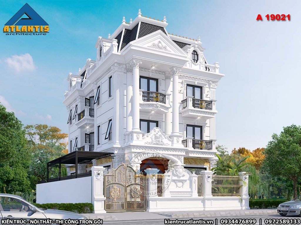 Biệt thự tân cổ điển 3 tầng