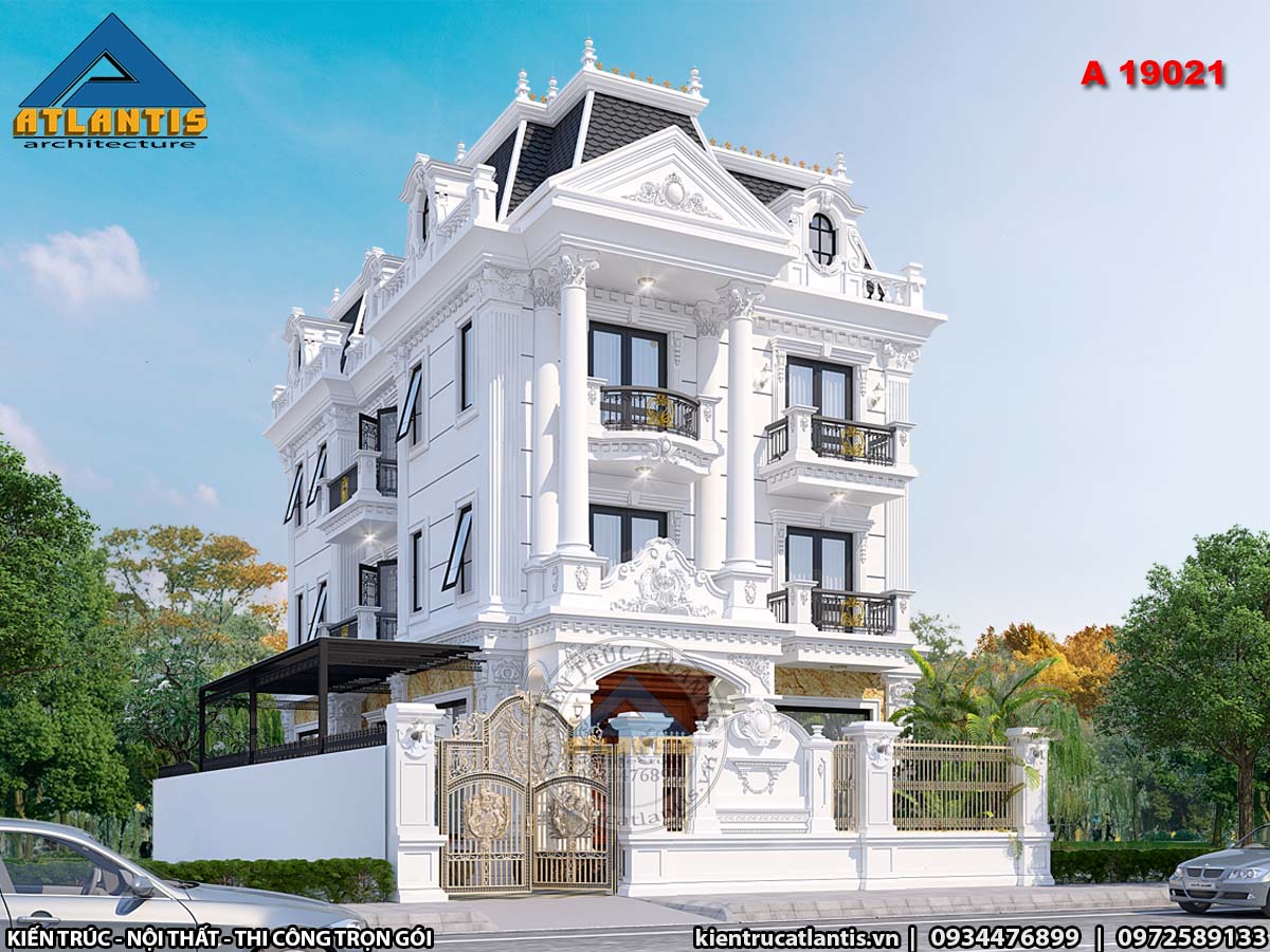 Biệt thự tân cổ điển 3 tầng