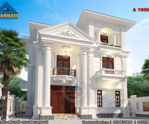 Biệt thự tân cổ điển 3 tầng đẹp cuốn hút tại Phú thọ A19001