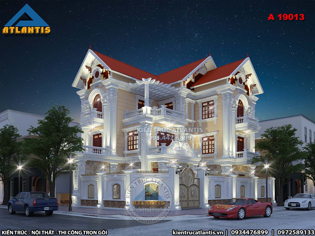 mẫu biệt thự tân cổ điển đẹp