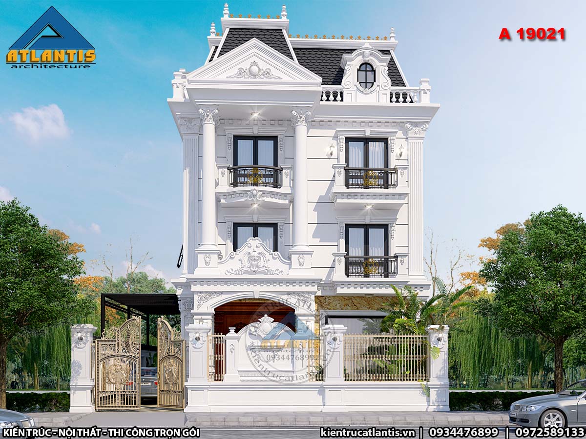 Thiết kế biệt thự tân cổ điển đẹp