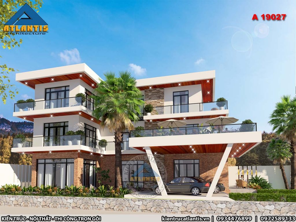 Biệt thự 3 tầng hiện đại