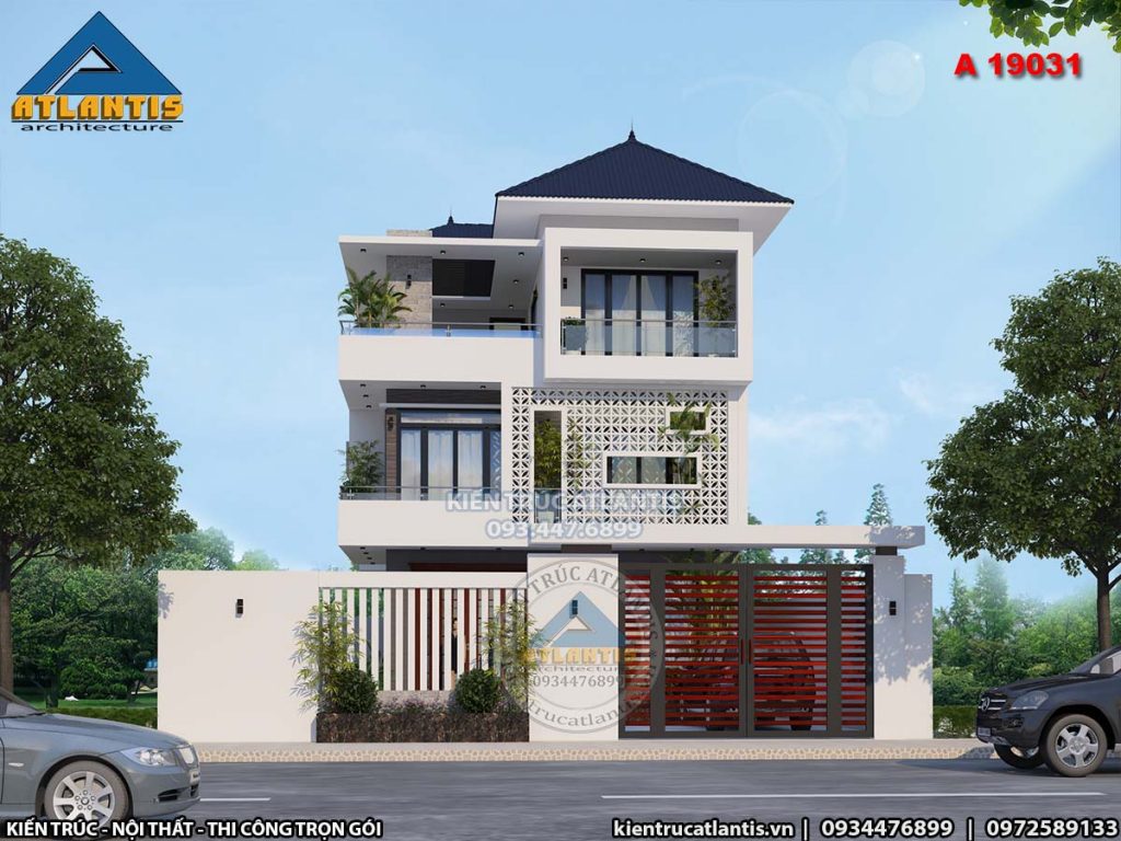 Biệt thự hiện đại 3 tầng