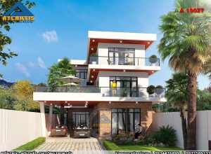 Biệt thự hiện đại chữ L