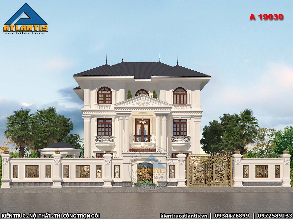 Mẫu nhà 3 tầng mái nhật của gia đình anh Long tại Hưng Yên - GKHOME.VN