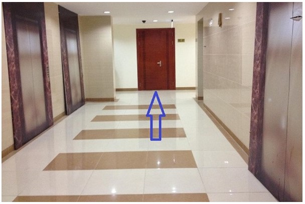 Không chọn căn hộ có hành lang nhìn thẳng vào nhà