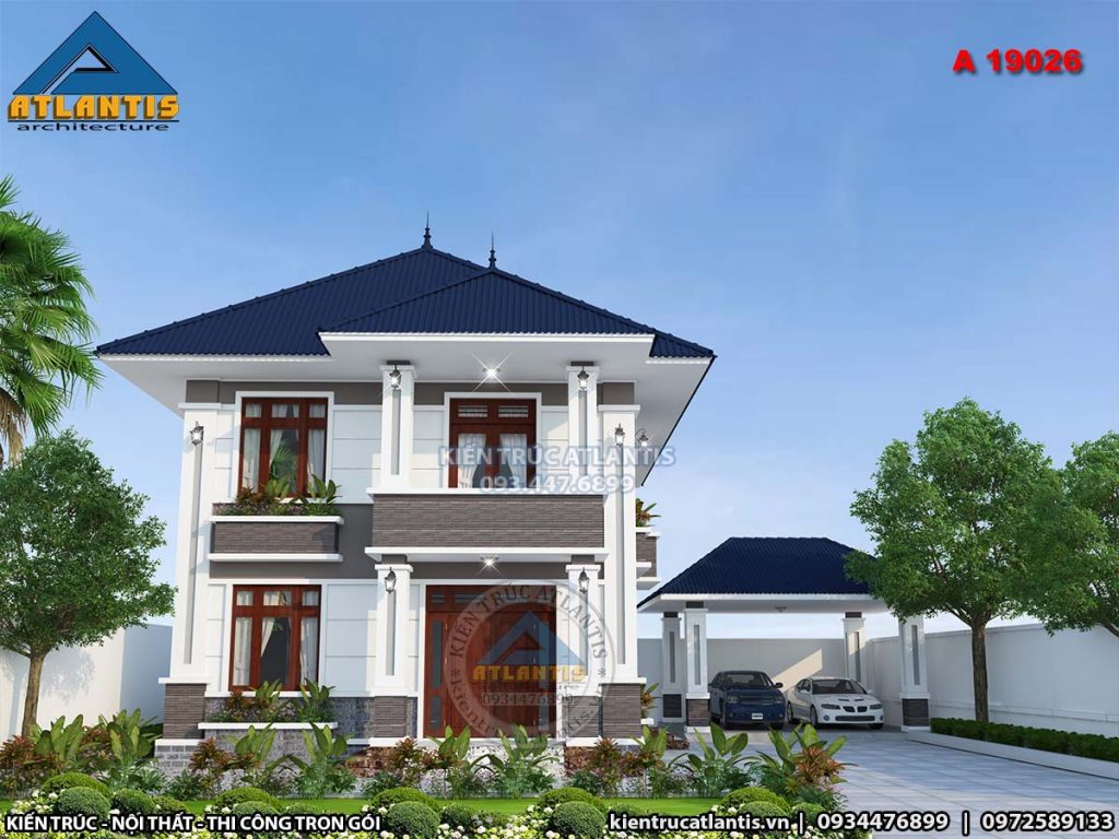 Mẫu biệt thự nhà vườn đẹp