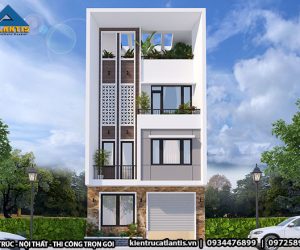 Mẫu nhà ống ba tầng hiện đại thu hút mọi ánh nhìn A19048