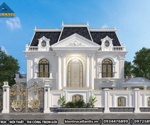 Mẫu biệt thự 2 tầng tân cổ điển sang trọng, đẳng cấp  A19039