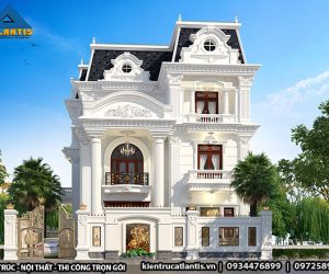 Mẫu biệt thự tân cổ điển đẹp, độc đáo thu hút mọi ánh nhìn A19041