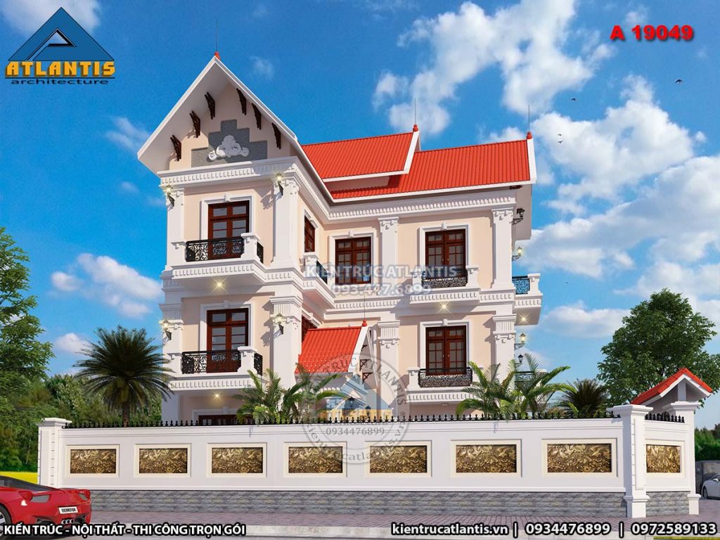 Không gian bên ngoài ngôi biệt thự