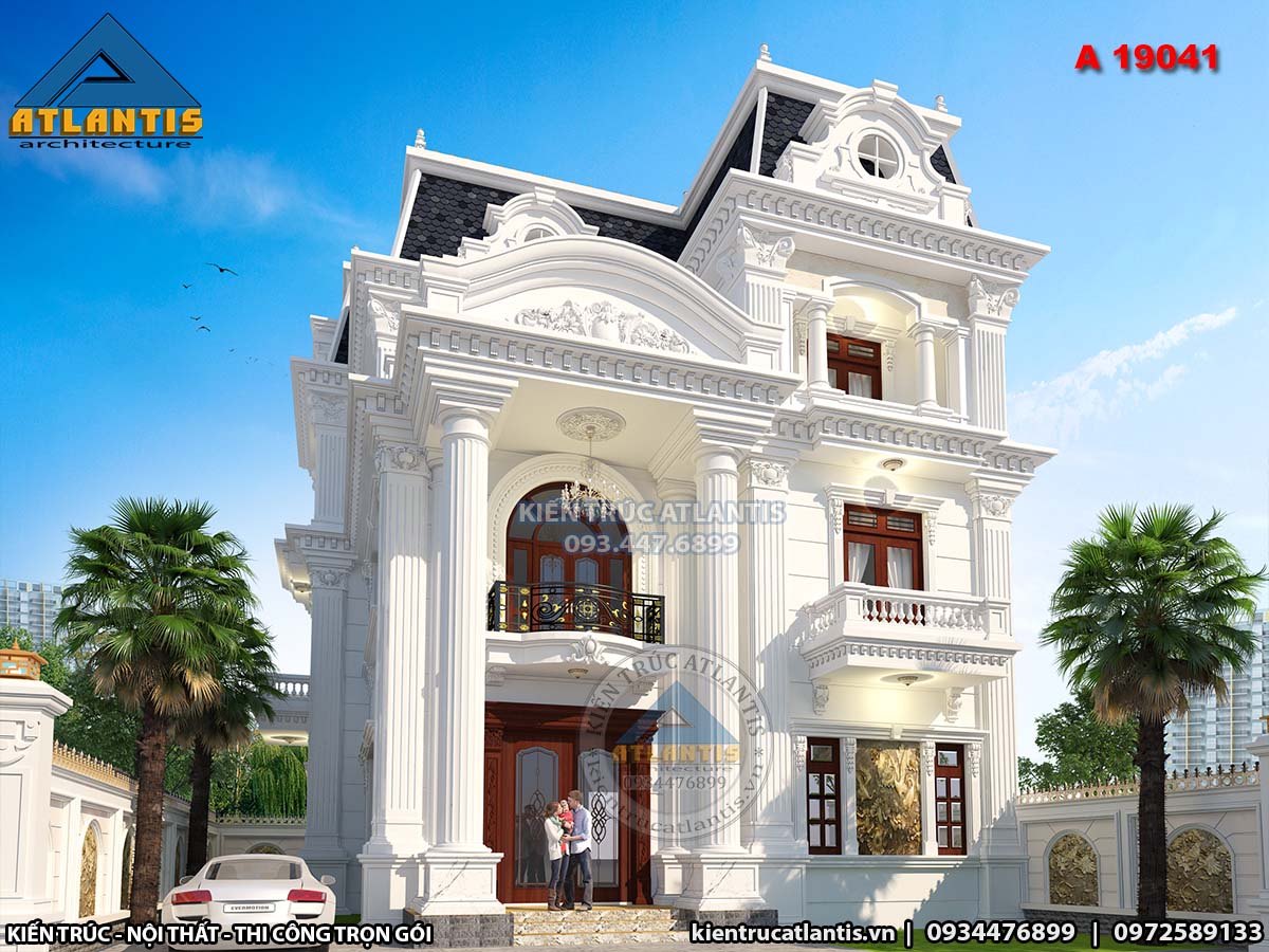 Biệt thự chữ L 3 tầng hiện đại đẹp tại Quảng Ninh - BT 33018 - KataHome
