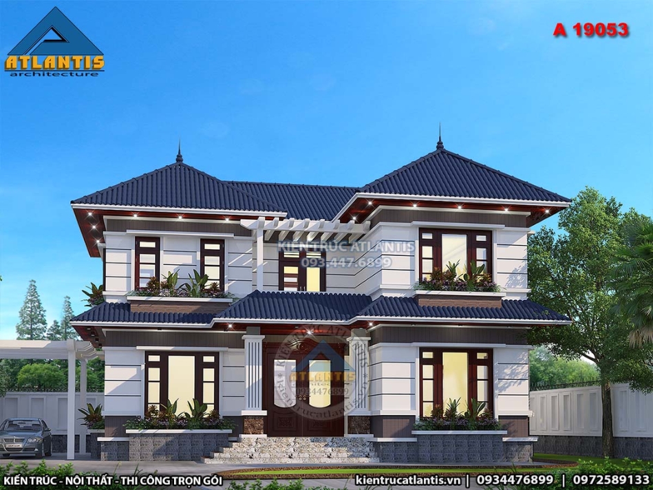 Biệt thự mini 2 tầng