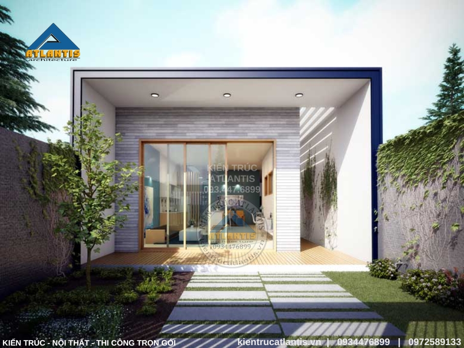 Đánh giá những ưu điểm của mẫu nhà ống 1 tầng ở nông thôn mang lại