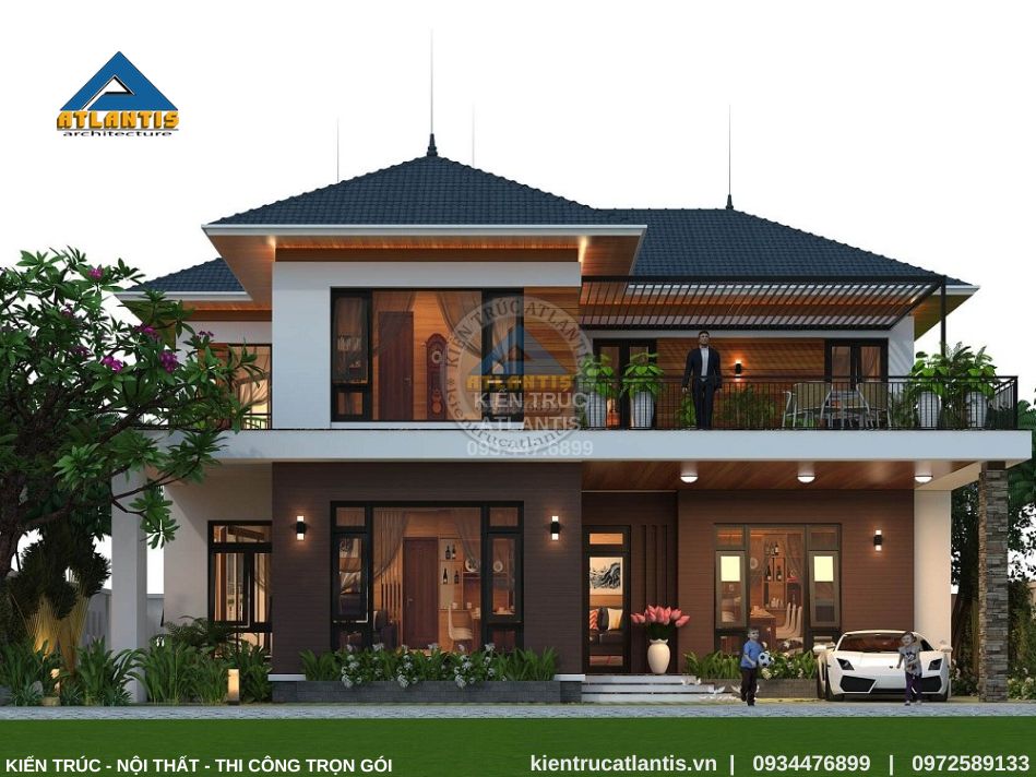 Giới thiệu biệt thự nhà vườn 2 tầng