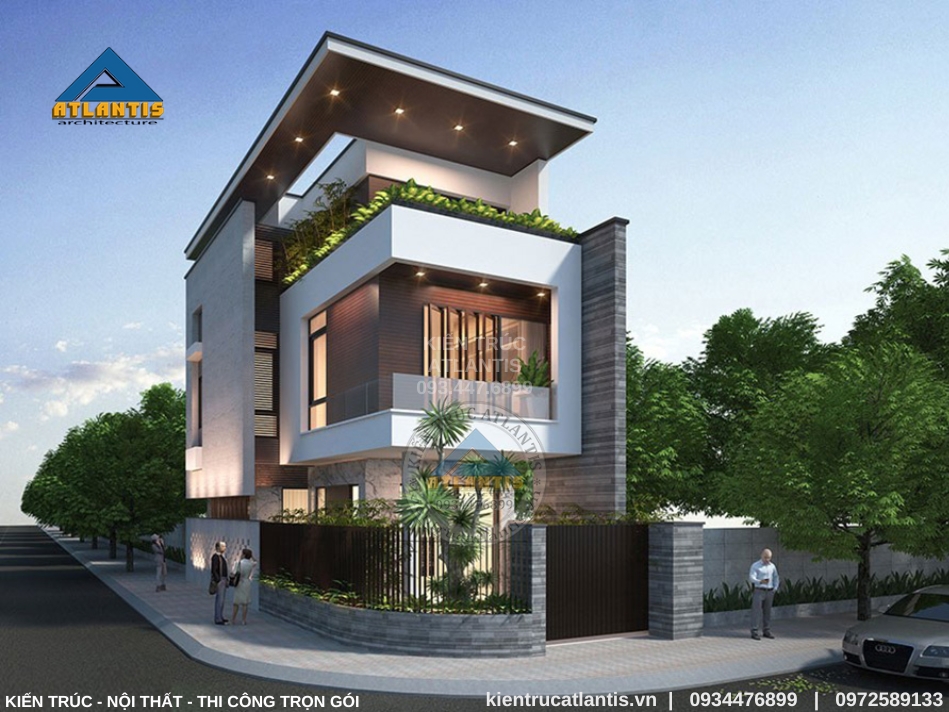 Nhà phố 2 mặt tiền 5m