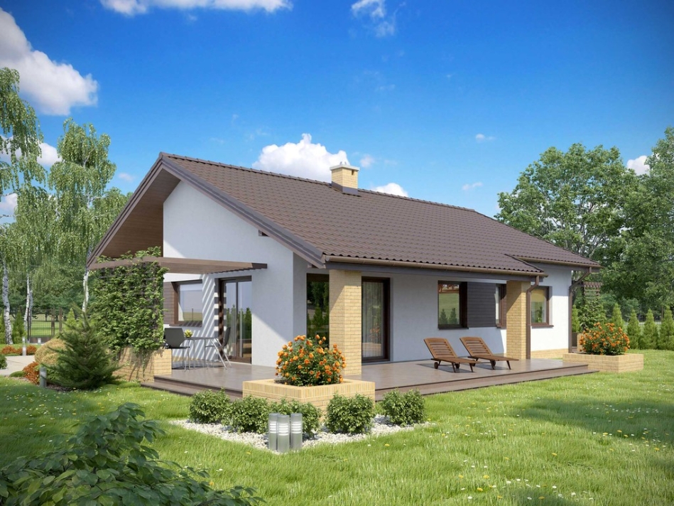 Thiết kế với cổng chính làm điểm nhấn