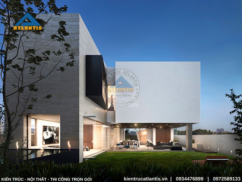 Biệt thự với không gian rộng lớn