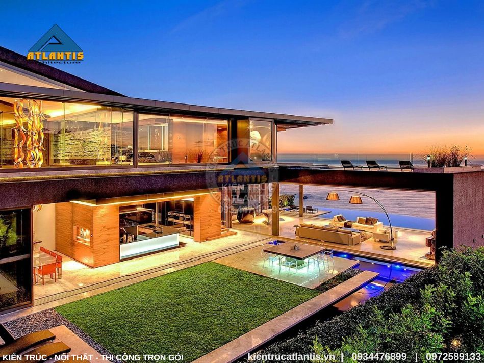 Thiết kế cửa kính hòa mình vào thiên nhiên