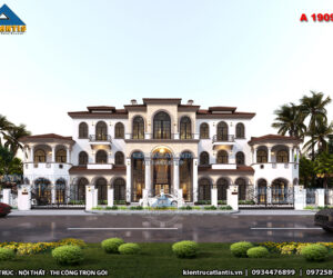 Dinh thự phong cách Địa Trung Hải 2600m2 tại Quảng Ngãi đẹp ngút ngàn