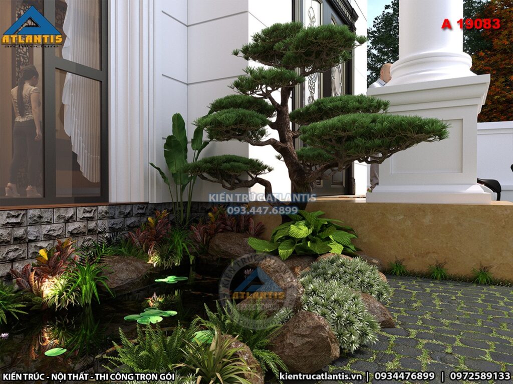 Thiết kế hồ cá, tiểu cảnh một cách hài hòa