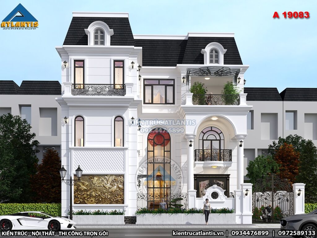 Căn biệt thự tân cổ điển nguy nga, tráng lệ