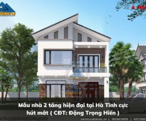 Nhà 2 tầng hiện đại tại Hà Tĩnh cực hút mắt ( CĐT: Đặng Trọng Hiến )