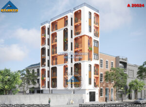 Thiết kế 7 tầng không hề mang đến cảm giác đồ sộ cho ngôi nhà