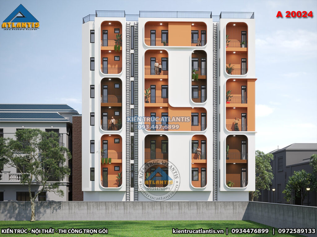 Tổng quan thiết kế với những hình khối vuông, tròn độc đáo