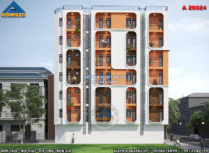 Sự kết hợp hoàn hảo giữa các tone màu trắng - cam mang đến cảm giác ấm cúng, sang trọng